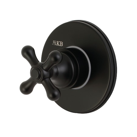 Kingston Brass KS3030AX Single-Handle Three-Way Diverter Valve with Trim Kit KS3030AX